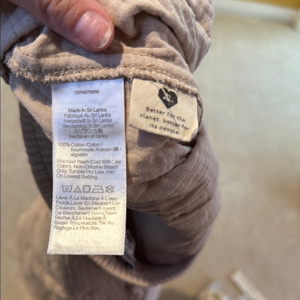 Madewell Lightspun Pull-On Balloon Pants Dried Flax - Picture 5 of 6